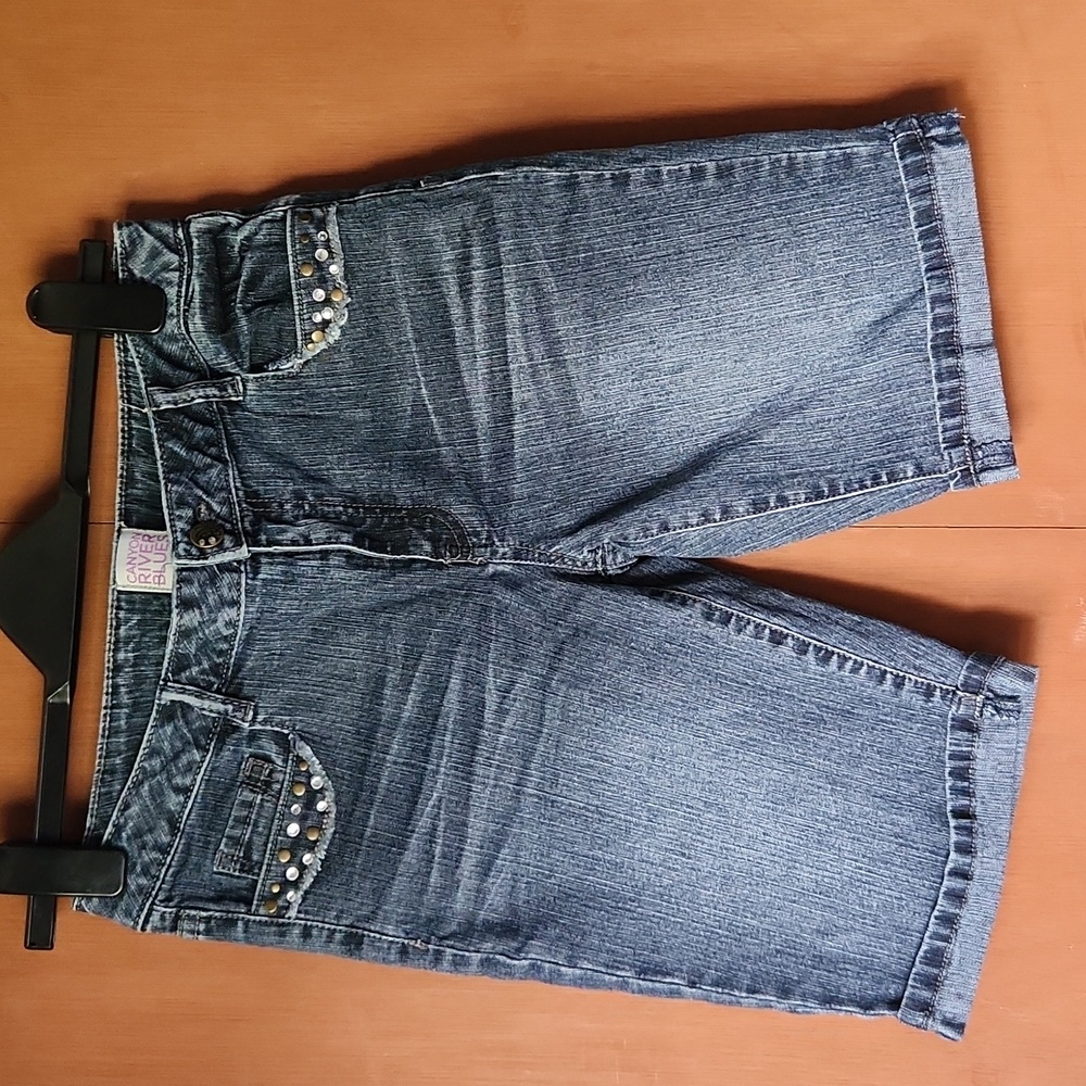 Canyon River Blues, Size 14 1/2, Blue Jean Bermuda shorts